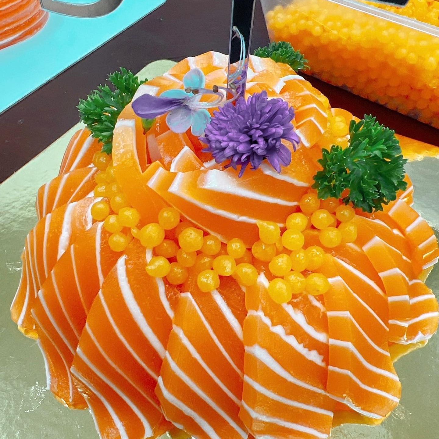 เค้กแซลมอน