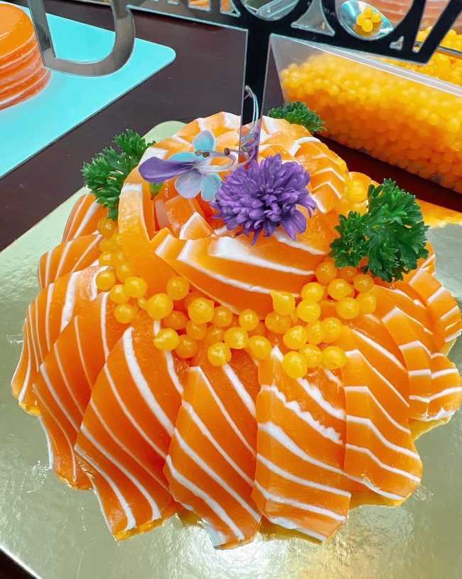 เค้กแซลมอน