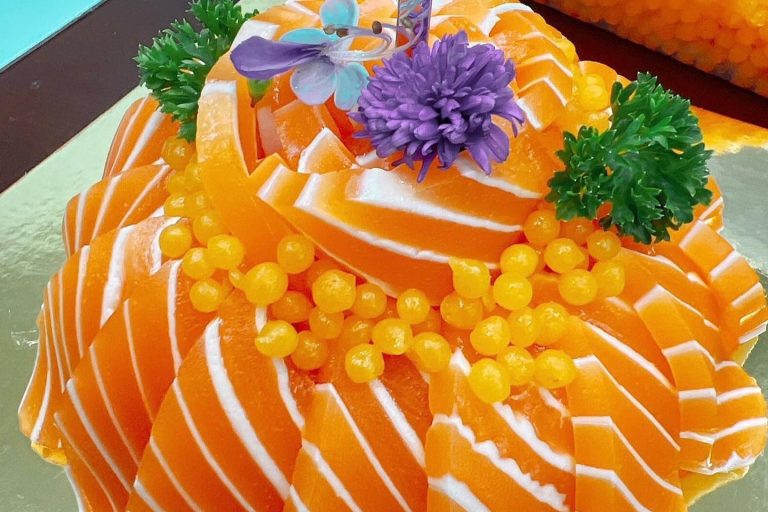 เค้กแซลมอน